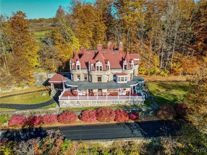 Price cut: $150K. A Romanesque masterpiece on a 15-acre